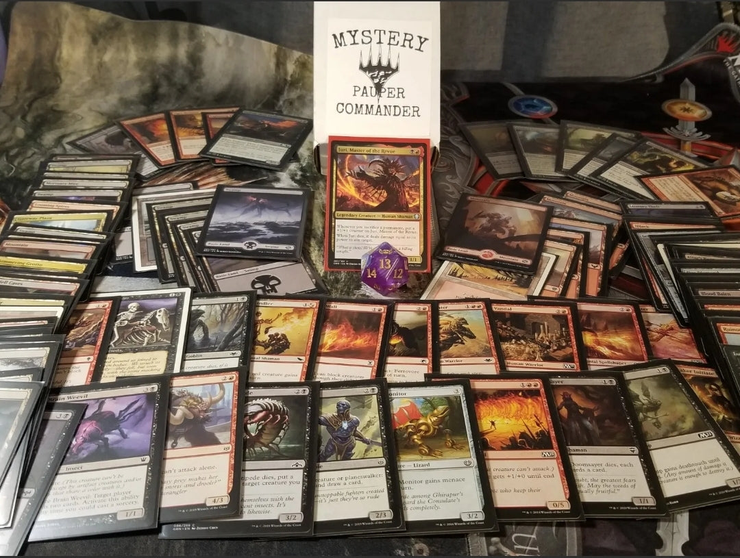 mtg pauper commander decks Pauper Commander Mystery Decks, 100 Card Fully Sleeved Ready to Play Decks!