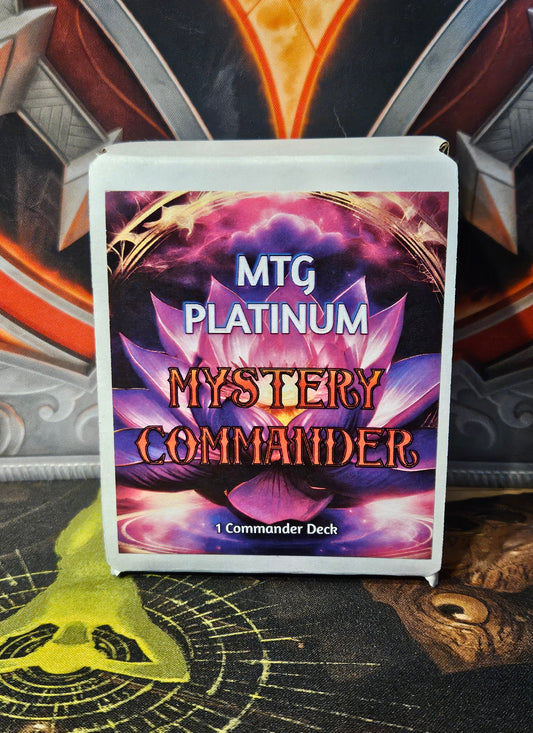 Mystery 100 Card Custom Commander Deck Ready-to-Play Sleeved With Spindowns