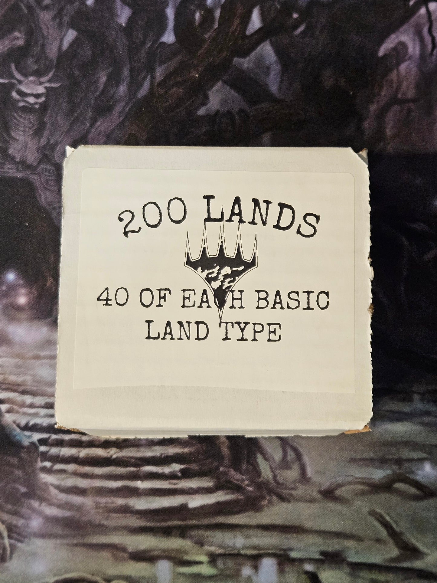 200 Magic the Gathering Basic Land - 40 of each basic land - MTG LOT